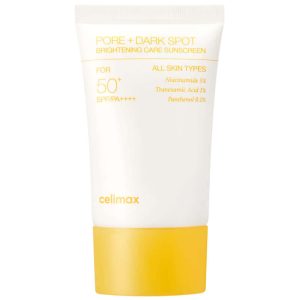 Celimax PORE + DARK SPOT Brightening Care Sunscreen SPF50+ PA++++ — Осветляющий солнцезащитный крем для лица, 50 мл
