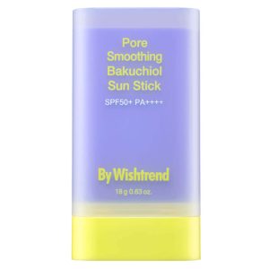 By Wishtrend Pore Smoothing Bakuchiol Sun Stick SPF50+ PA++++ — Солнцезащитный стик для выравнивания пор, 18 г