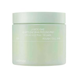 Celimax Ji Woo Gae Heartleaf BHA Peeling Pad — Пэды для лица с BHA и экстрактом хауттюйнии, 125 мл (60 шт.)