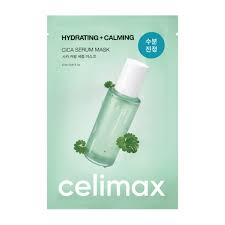 Celimax The Real Cica Calming Serum Mask Тканевая ампульная маска с центеллой азиатской