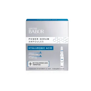 BABOR Power Serum Ampoules Hyaluronic Acid — Ампулы с гиалуроновой кислотой для интенсивного увлажнения, 3 ампулы (3×2 мл)