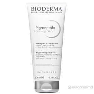 Bioderma Pigmentbio Foaming Cream — Крем-пенка для умывания с осветляющим эффектом, 200 мл