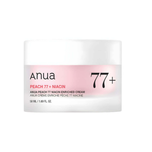Anua Peach 77 Niacin Enriched Cream  Крем для лица с экстрактом персика и ниацинамидом, 50 мл