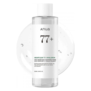 Anua Heartleaf 77% Soothing Toner — Тонер для лица с хауттюйнией успокаивающий, 250 мл