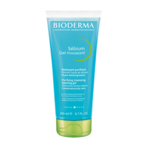 Bioderma Sébium Gel Moussant — Очищающий гель-мусс для лица (туба), 200 мл