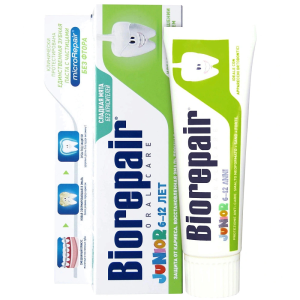 Biorepair Junior 6–12 Years Toothpaste — Зубная паста детская Junior 6–12 Years, 75 мл