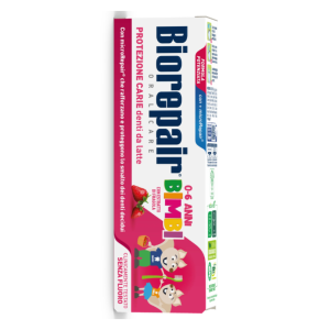 Biorepair Kids 0–6 Strawberry Toothpaste — Зубная паста детская Kids 0–6 со вкусом земляники, 50 мл