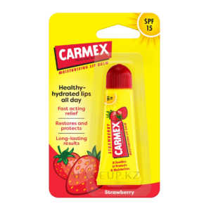 Carmex Strawberry Lip Balm — Бальзам для губ с ароматом клубники, 10 г