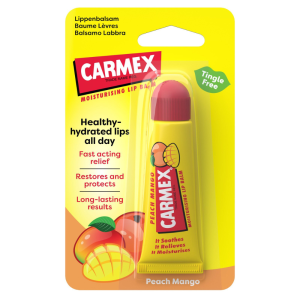 Carmex Peach Mango Lip Balm SPF15 — Бальзам для губ с ароматом персика и манго SPF15, 10 г