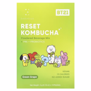 Everydaze Reset Kombucha / Комбуча растворимая со вкусом шайнмускат,10 пакетиков по 5 г