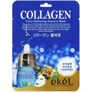 EKEL Collagen Ultra Hydrating Essence Mask / EKEL Маска для лица Collagen Ultra Hydrating Essence Mask, 1 шт (25 мл)