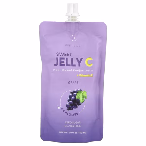 Everydaze «Sweet Jelly C» / Пюре желе из конжака на растительной основе виноград, 150 мл