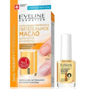 Eveline Cosmetics Nail Therapy Professional Nail & Cuticle Oil / EVELINE Масло ультраконцентрованное для ногтей и кутикулы, 8 мл