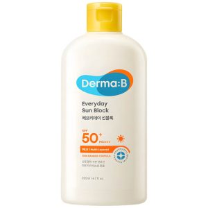 Derma:B Everyday Sun Block SPF50+ PA++++ / Derma:B Солнцезащитный крем для лица и тела Everyday Sun Block SPF50+ PA++++, 200 мл