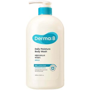 Derma:B Daily Moisture Body Wash Cotton Musk / Derma:B Ламеллярный гель для душа Daily Moisture Body Wash Cotton Musk, 1000 мл