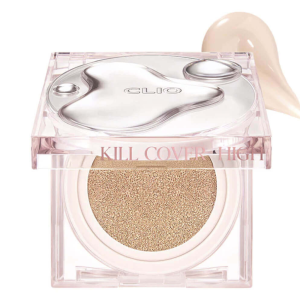 CLIO Kill Cover High Glow Cushion #02 Lingerie / CLIO Кушон для лица Kill Cover High Glow Cushion #02 Lingerie, 15 г