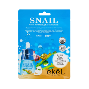 EKEL Snail Ultra Hydrating Essence Mask / EKEL Маска для лица Snail Ultra Hydrating Essence Mask, 1 шт (25 мл)