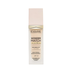 Eveline Cosmetics Wonder Match LUMI Foundation 05 Light / EVELINE Тональная основа Wonder Match LUMI 05 Light, 30 мл