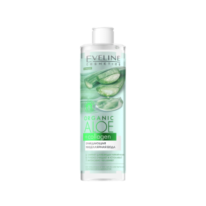Eveline Cosmetics Organic Aloe + Collagen Micellar Water / Eveline Мицеллярная вода Organic Aloe+Collagen, 400 мл