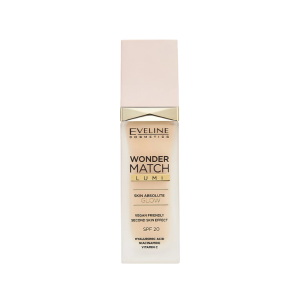 Eveline Cosmetics Wonder Match LUMI Foundation 10 Vanilla / EVELINE Тональная основа Wonder Match LUMI 10 Vanilla, 30 мл