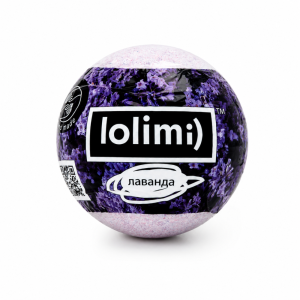 LOLIMI Бомбочка для ванн Лаванда, 135г