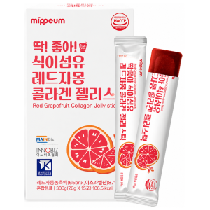 Mippeum Red Grapefruit Collagen Jelly Stick Стики с коллагеном со вкусом грейфрутом 15шт