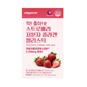 MIPPEUM Коллаген стик со вкусом клубники 15шт Strawberry Collagen stick