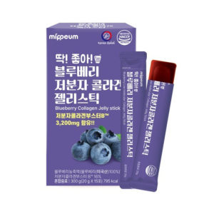 MIPPEUM Коллаген стик со вкусом голубики 15шт Blueberry Collagen stick