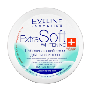 EVELINE Отбеливающий крем для лица и тела Extra Soft Whitening 200мл